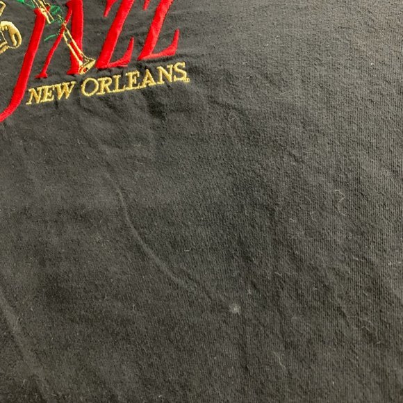 Vintage 90s New Orleans Jazz Embroidered Musicians Oversized Unisex Grap… - Picture 8 of 12